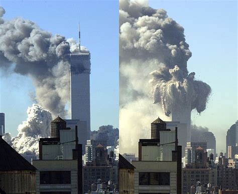 archívna snímka z 11. septembra 2001 dvojičky Svetového obchodného centra v New Yorku (WTC)