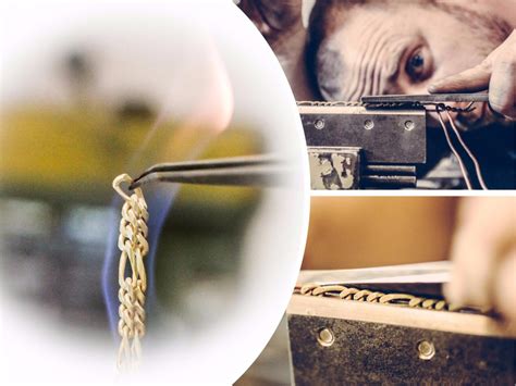 Fotografia zlatníka pri práci alebo detail gravírovaného šperku