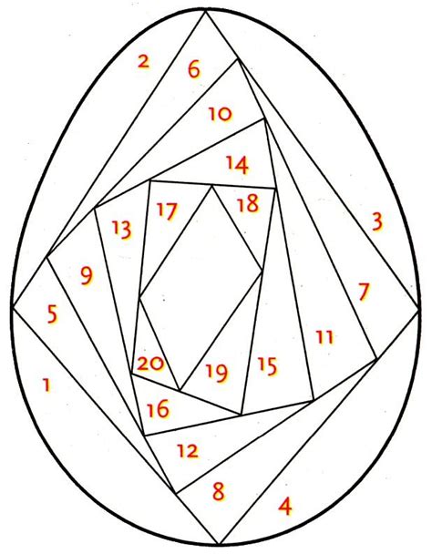 Šablóna na Iris Folding s vystrihnutou kontúrou umiestnenou na vrchu.