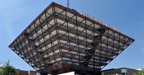 Fotografia budovy Slovenského rozhlasu v Bratislave