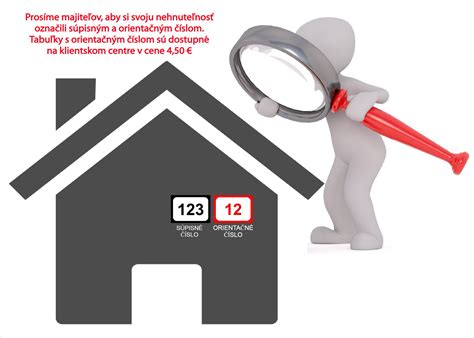 Ukážka označenia budovy súpisným a orientačným číslom