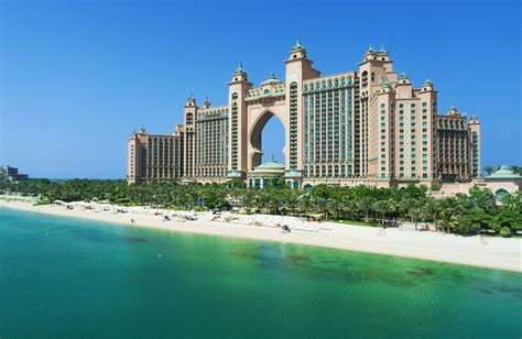Panoráma hotela Atlantis, Palm Jumeirah v Dubaji