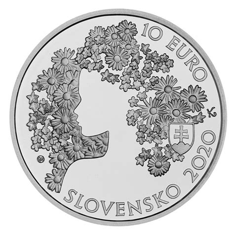 Detail portrétu Andreja Sládkoviča na eurominci