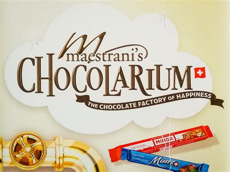 Interiér Chocolaria Maestrani s ukážkou výroby čokolády
