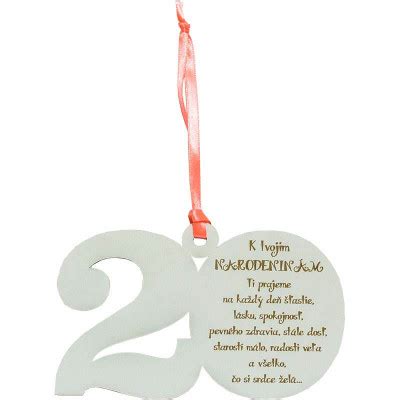 rôzne typy darčekov na 20. narodeniny - zážitkové a praktické