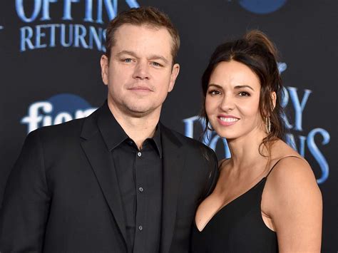 Matt Damon a jeho manželka Luciana Barroso