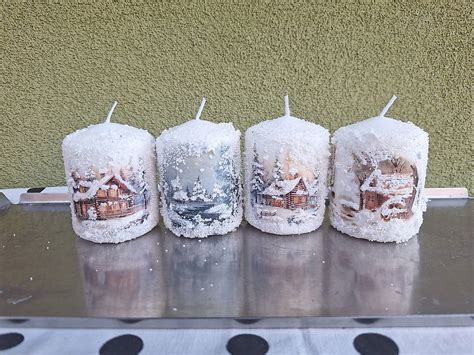 rôzne typy sviečok a držiakov na sviečky na adventný veniec