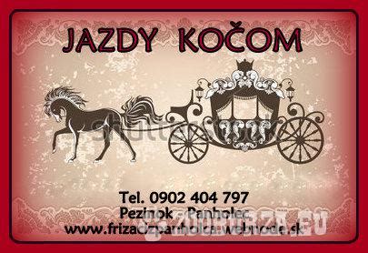 Ilustrácia svadobnej jazdy kočom