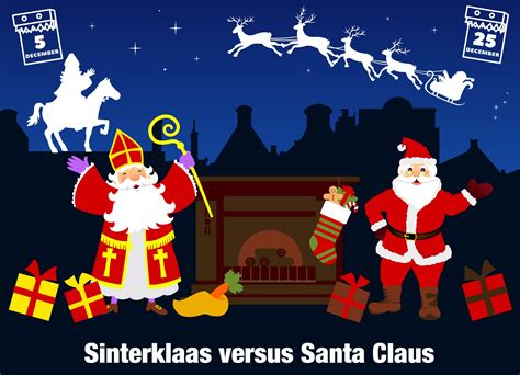 Infografika: Mikuláš vs. Santa Claus vs. Sinterklaas