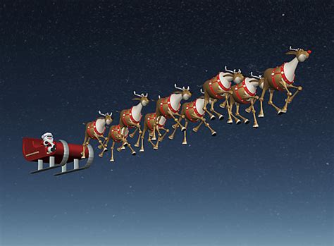 Fotografia: Santa Claus so sobím záprahom