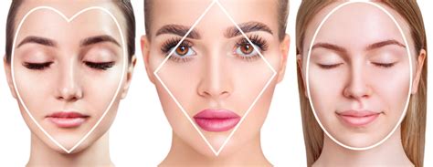 Infografika zobrazujúca rôzne tvary tváre a odporúčané účesy.