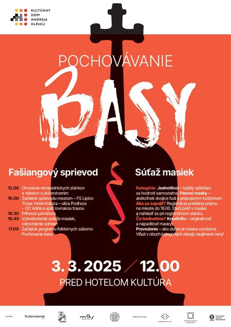 Fašiangové pochovávanie basy ako symbolický pohreb zábavy
