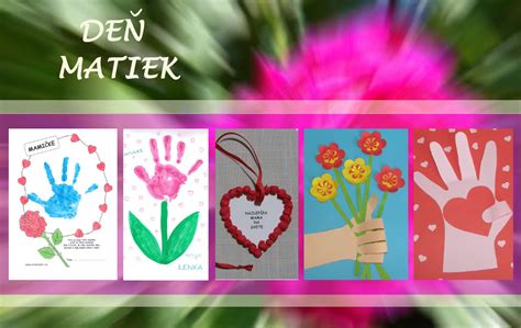 ilustrácia rôznych papierových darčekov pre mamu, ako sú kvety, pohľadnice a krabičky