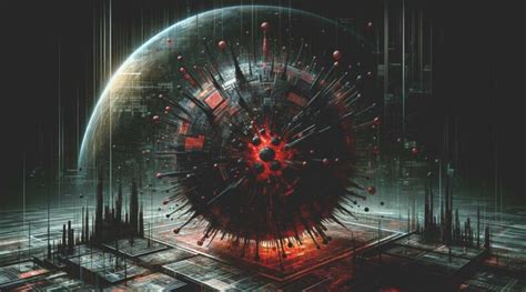 Infografika zobrazujúca rôzne typy počítačových vírusov a ich hlavné charakteristiky.