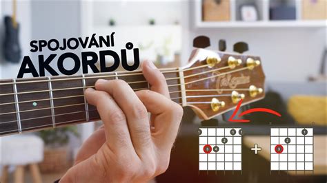 Schéma akordu E mol na hmatníku gitary
