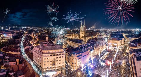 Infografika svetových destinácií pre Silvester