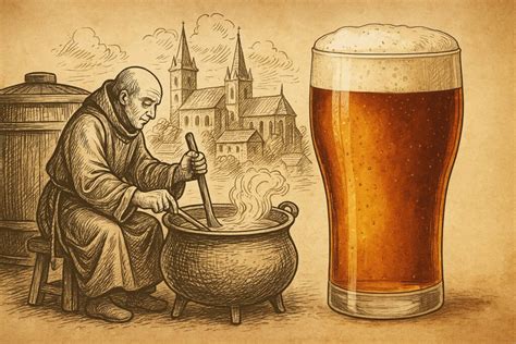 Informatívna grafika zobrazujúca historický vývoj pivovarníctva a kultúry pitia na Slovensku od 18. storočia po súčasnosť.