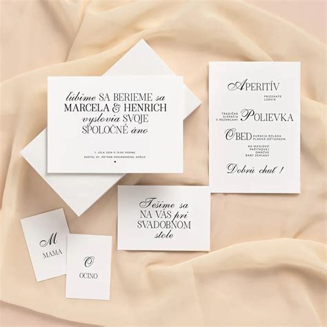 ukážka svadobného oznámenia s výrazným estetickým a magickým dátumom