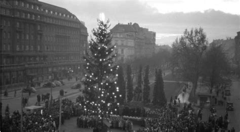 Historické fotografie Prešporku počas Vianoc