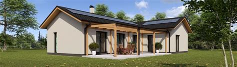 Architektonické riešenie záhrady rodiny Kemkovcov s terasou a dreveným domčekom