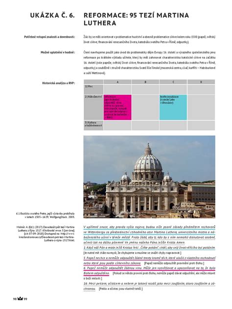 Schéma znázorňujúca 95 téz Martina Luthera a ich šírenie v Európe 16. storočia