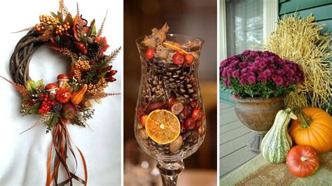 Jesenné dekorácie na hrob: šišky, vetvičky, sviečka v sklenenej nádobe