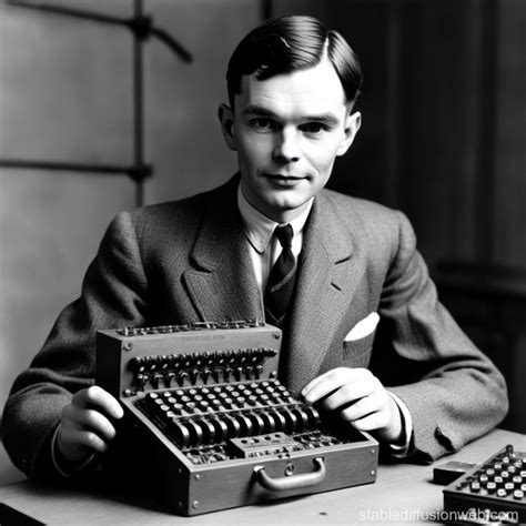 Infografika: Alan Turing a Enigma stroj