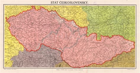 mapa oslobodzovacích operácií na území Československa v roku 1945