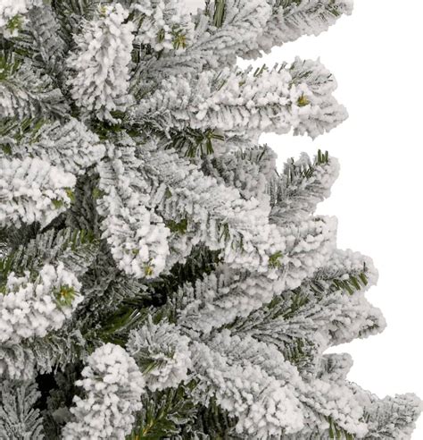 Fotografia: Luxusný zasnežený umelý vianočný stromček 210 cm s LED osvetlením