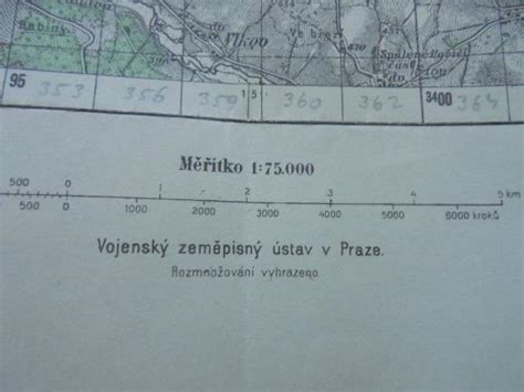 Dobová mapa postupu frontu v okolí Trnavy v roku 1945
