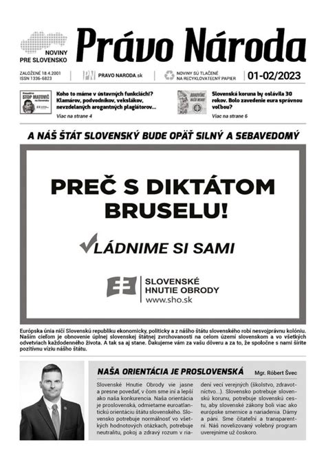 Historická titulná strana Slovenských národných novín