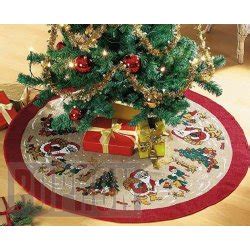 podložka pod vianočný stromček s motívom soba a vločky