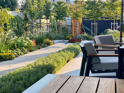 fotografia terasy reštaurácie Gardenka s posedením a zeleňou