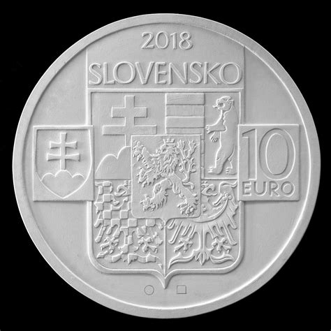 Lícna a rubová strana pamätnej mince k 100. výročiu vzniku Československa