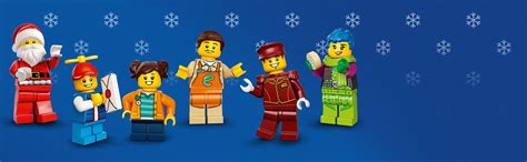 Koláž minifigúrok postáv zo seriálu LEGO City Adventures a minifigúrka Santa Clausa.