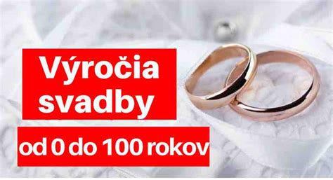 Inforgrafika zobrazujúca časovú os svadobných výročí od 1. po 75. rok