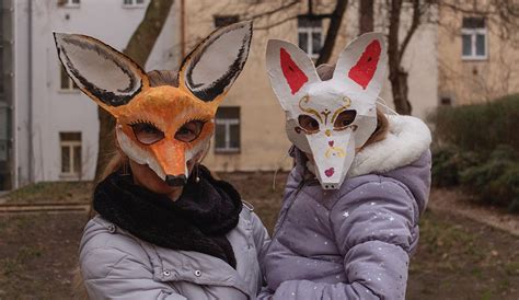 Fašiangové masky počas obchôdzky, Oravský Podzámok, 1. pol. 20. stor.