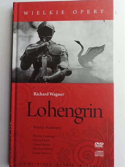 Scéna z opery Lohengrin - historické zobrazenie rytiera na člne ťahanom labuťou