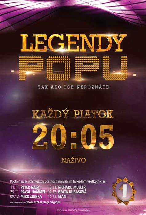 Zostava účinkujúcich v silvestrovskom špeciáli Legendy popu