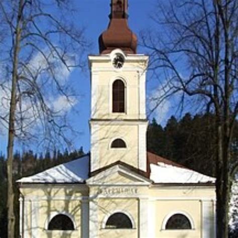 Historická ilustrácia kostola Navštívenia Panny Márie v Starých Horách z 15. storočia