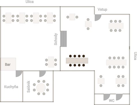 schéma usporiadania stolov s detským kútikom na svadbe
