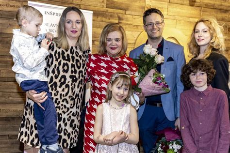 rodina Krveľovcov na krste syna Marcelka