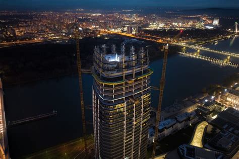 Vizualizácia mrakodrapu EUROVEA TOWER