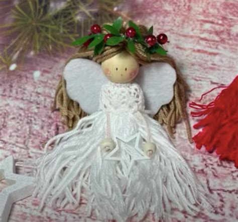 Výroba anjelika z drevenej formy