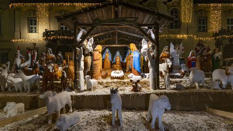 Živý betlehem na vianočných trhoch