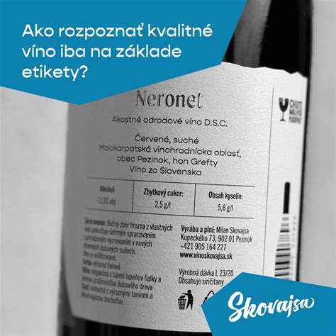 Infografika: Ako čítať etiketu vína (pre pochopenie dôležitosti informácií)