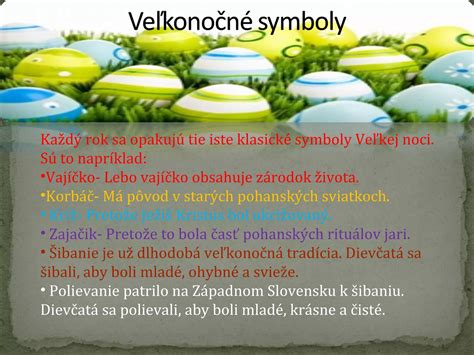 Infolgrafika zobrazujúca tradičné veľkonočné symboly: vajíčko, korbáč, zajačik a bahniatka
