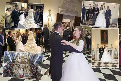 Portrét princa Mihaila Karađorđevića a princeznej Ljubice v slávnostnom oblečení