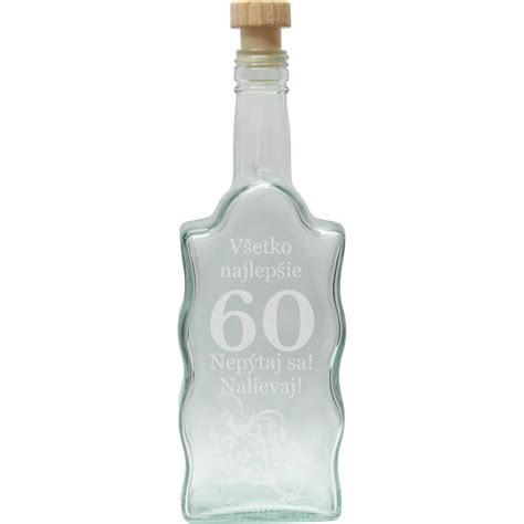 vtipný darček v tvare bomby s číslom 60