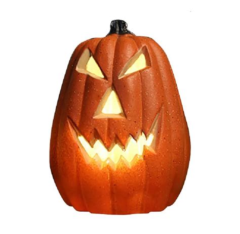 Halloweenska tekvica s LED svetlom